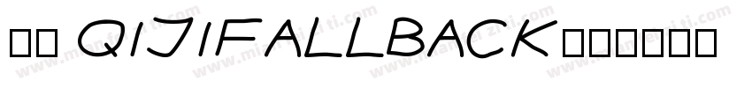 81 QIJIFALLBACK字体转换